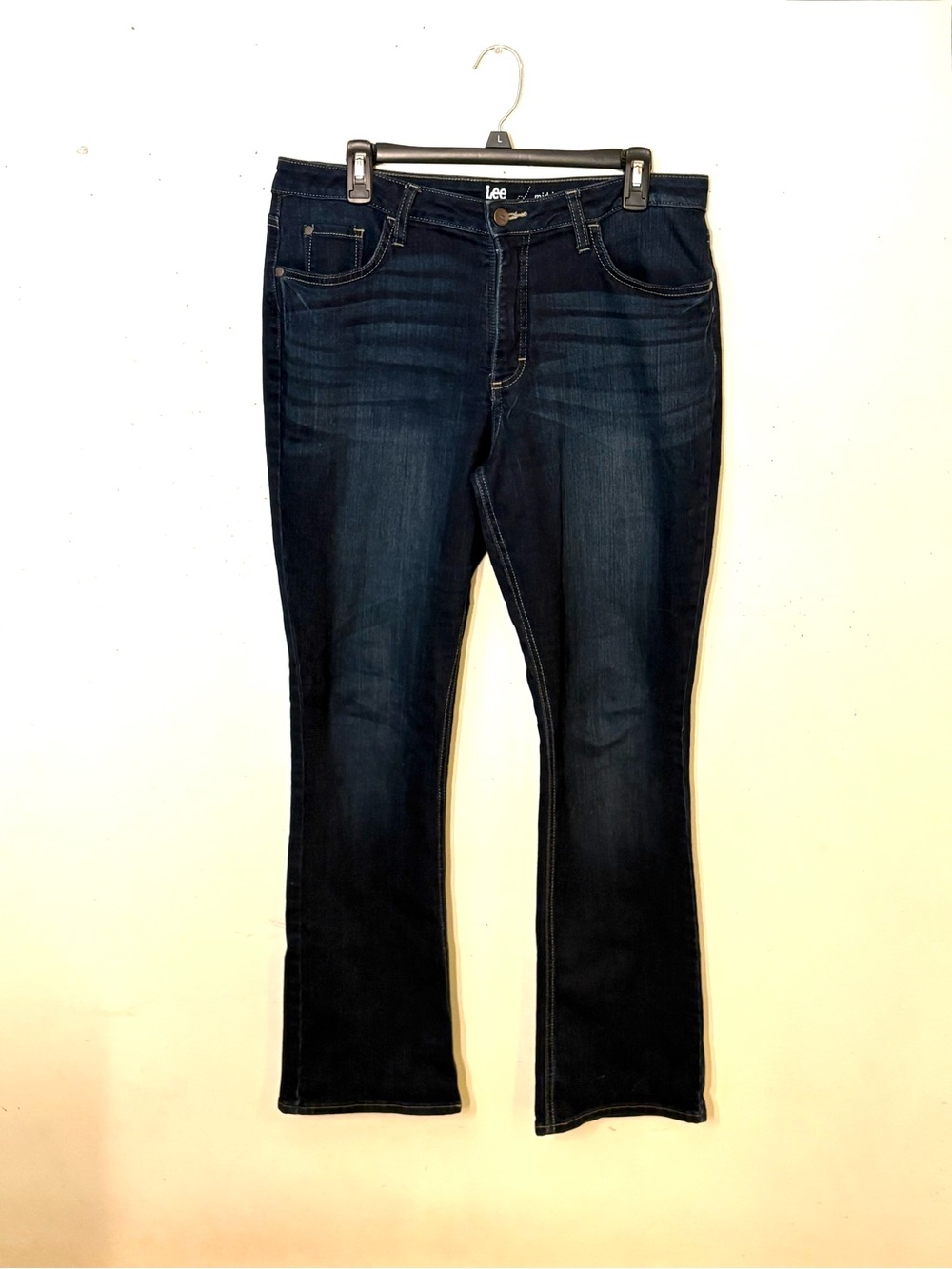Lee Rider Women's Indigo Midrise Bootcut Jeans. Size 14L. EUC.